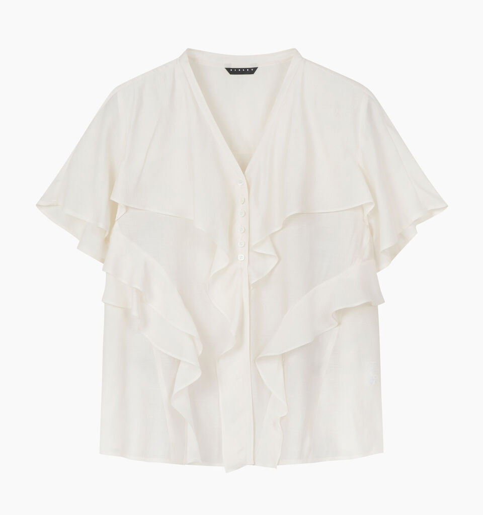SHIRT - sisley k blouses - Creamy White | Sisley K image number 1